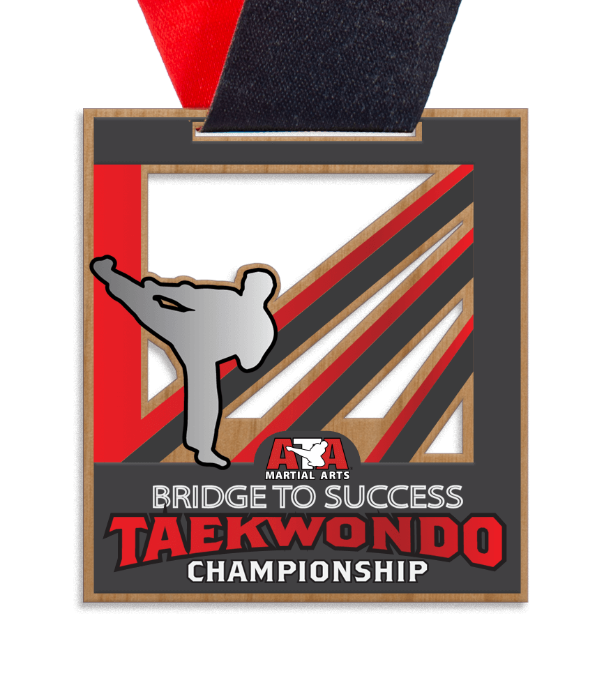 Martial Arts Medals Wood